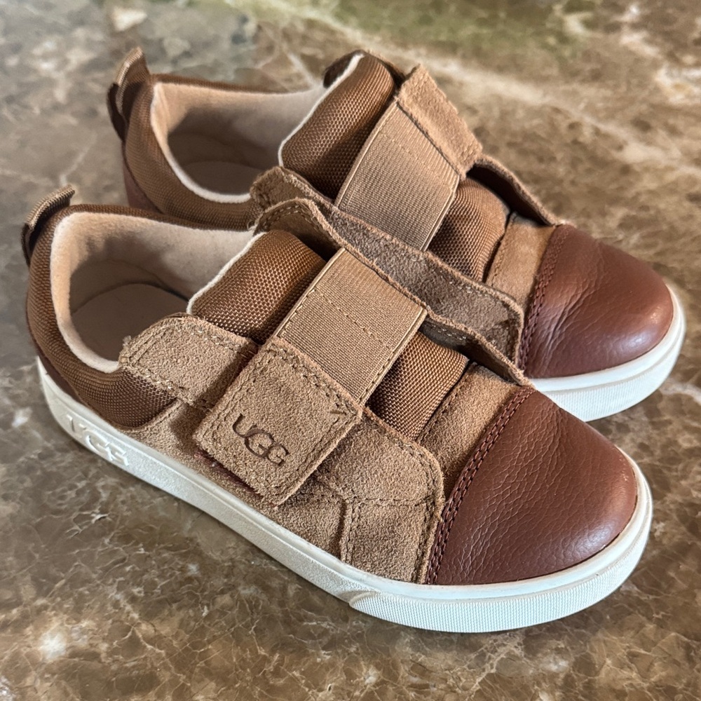UGG Kids Tan and Brown Sneakers
